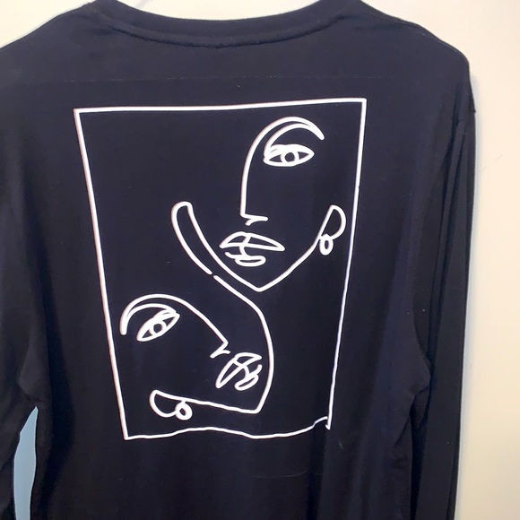 Asos Design abstract L/S T shirt - Picture 4 of 4